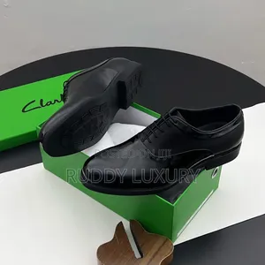 Gloss Leather Derby Shoes