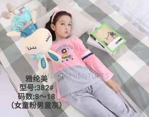 Children Long Sleeve Nightwear With Trouser