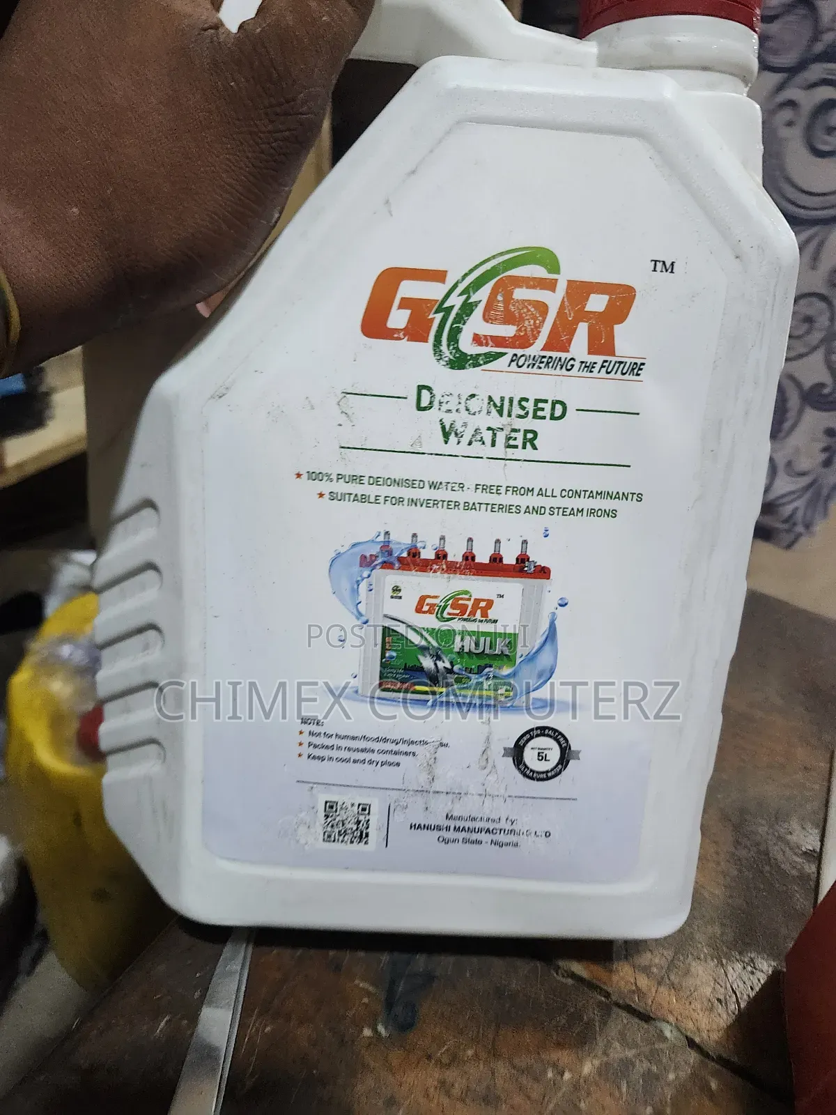 GSR Distilled Water 5 Liter