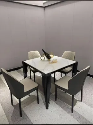4 Seaters Marble Dining Set