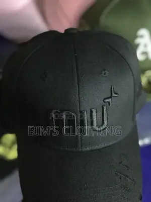 Black Miu Miu Baseball Cap