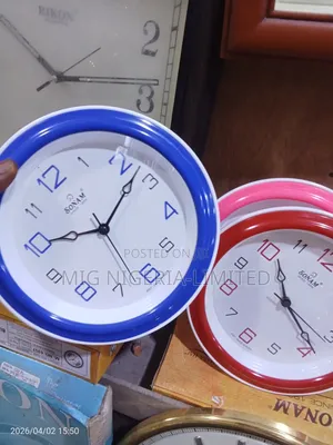 Sunam Portable Colourful Wall Small Clock