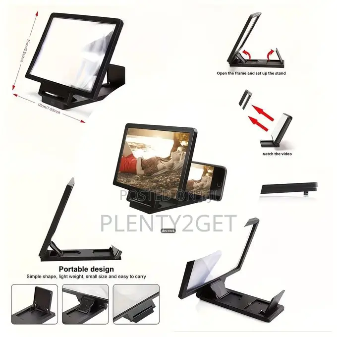 Smartphone Screen Magnifier, High-Definition Blue Light Blocking Eye P
