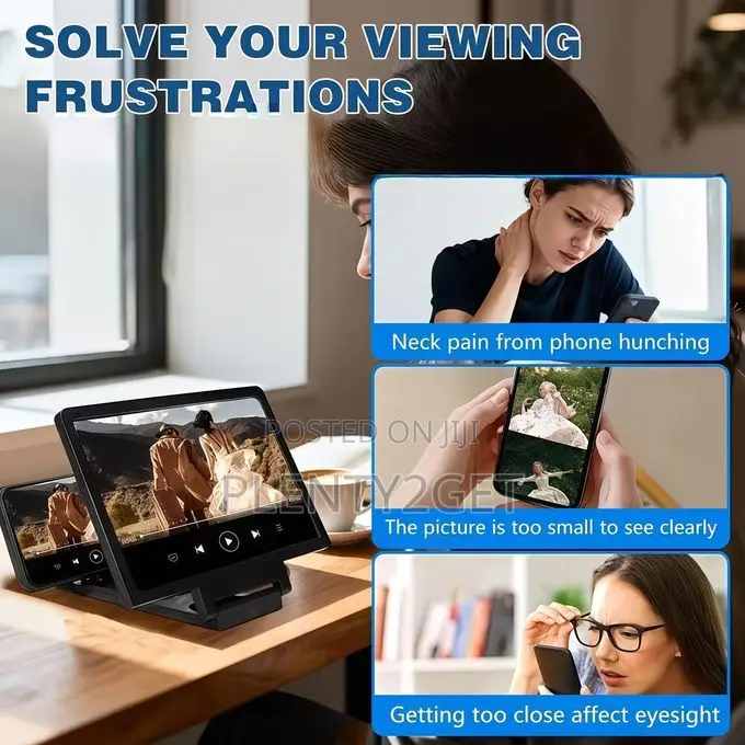 Smartphone Screen Magnifier, High-Definition Blue Light Blocking Eye P