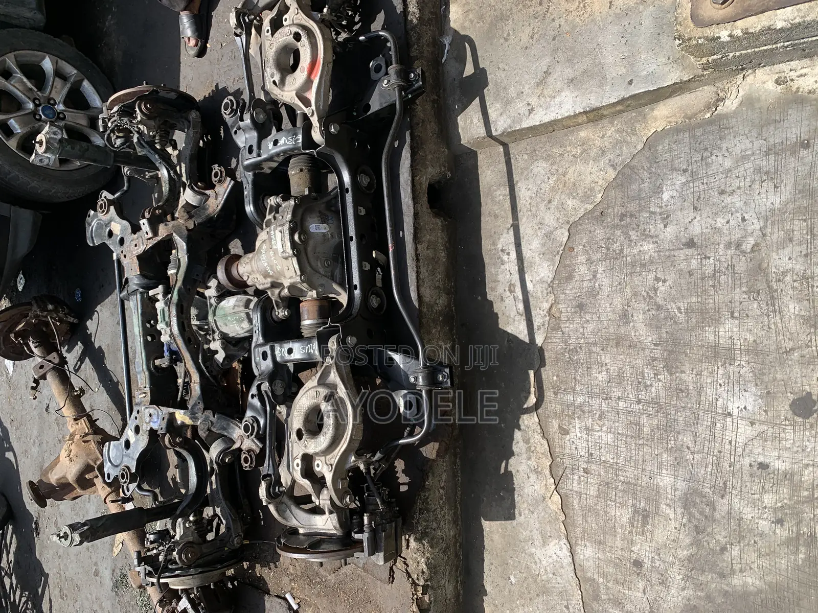 Ford Mustang Complete Back Azul