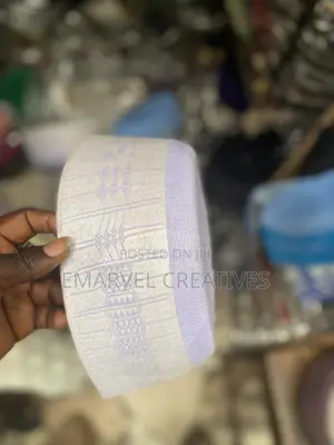 Quality White Fulani/Hausa Cap