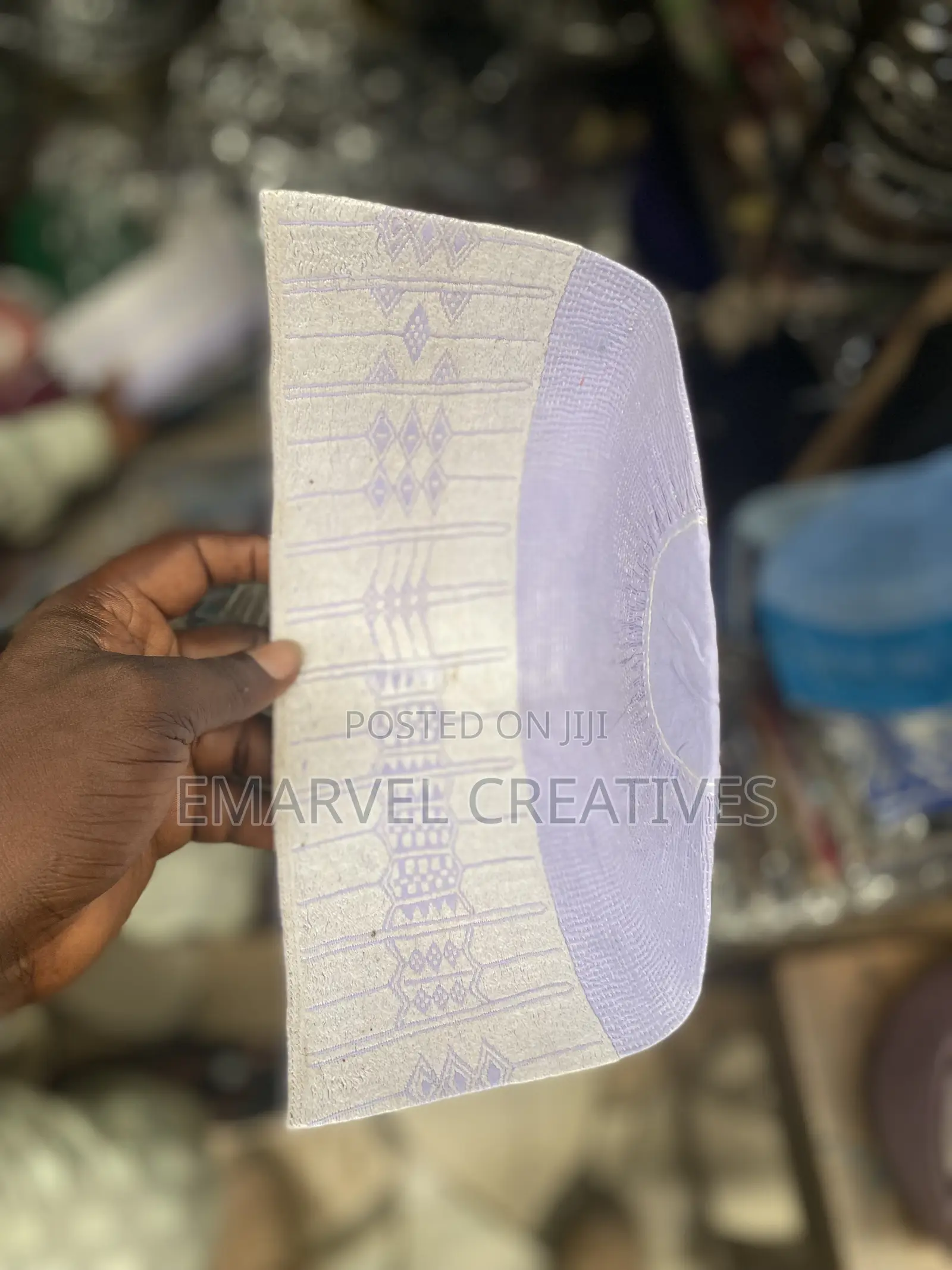 Quality White Fulani/Hausa Cap