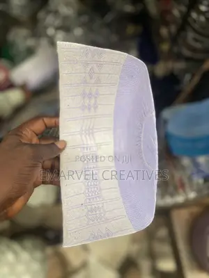Quality White Fulani/Hausa Cap