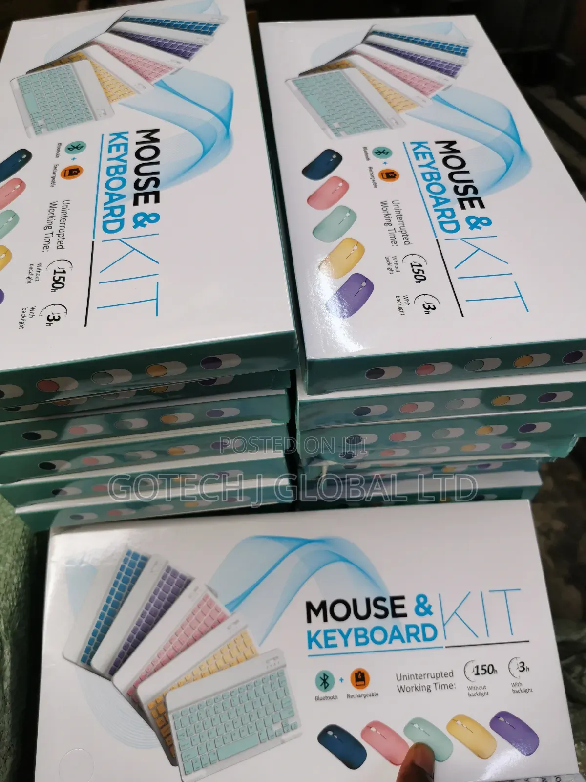 Mouse and Light Keyboard