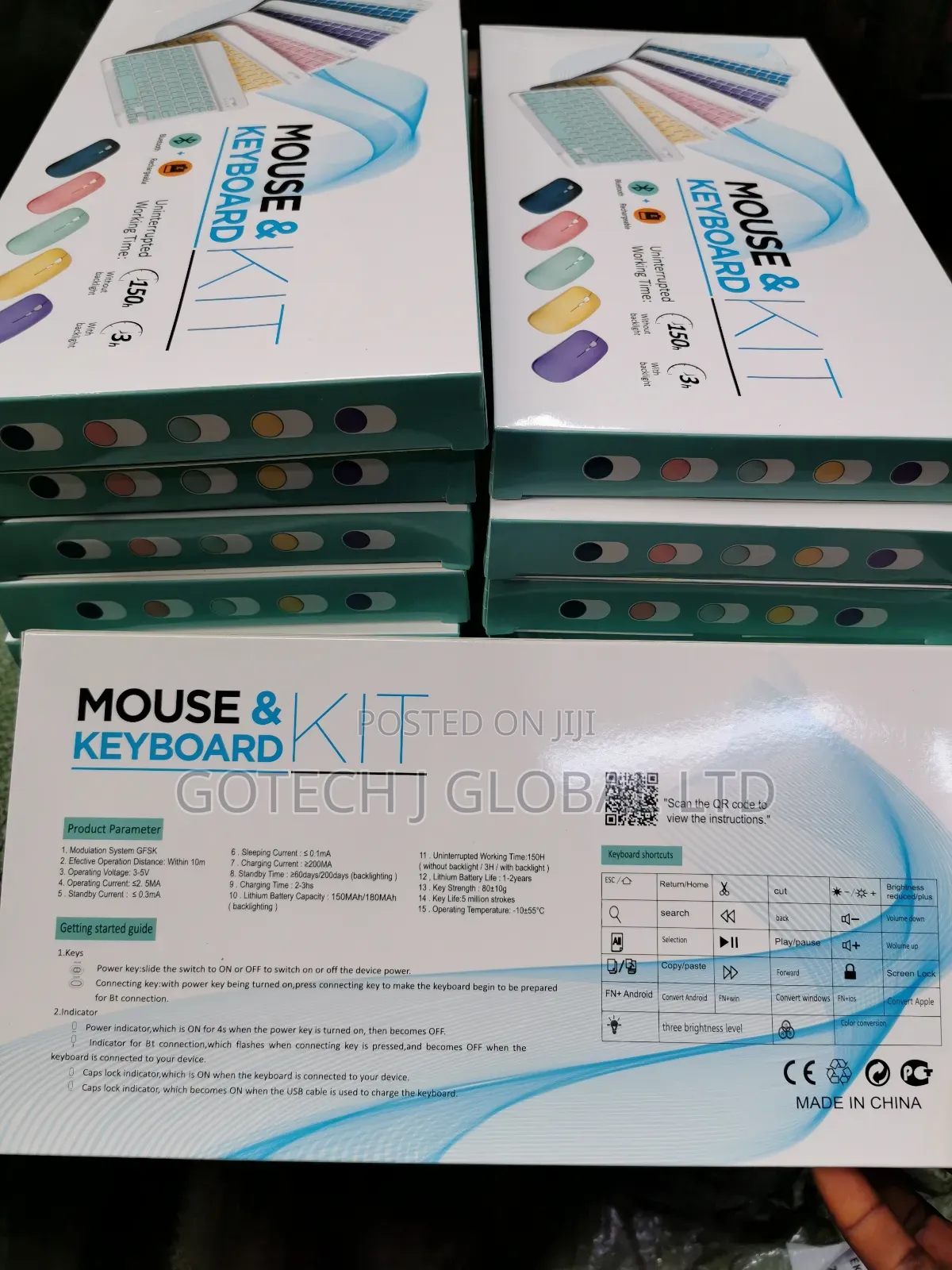 Mouse and Light Keyboard
