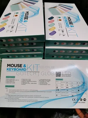Mouse and Light Keyboard