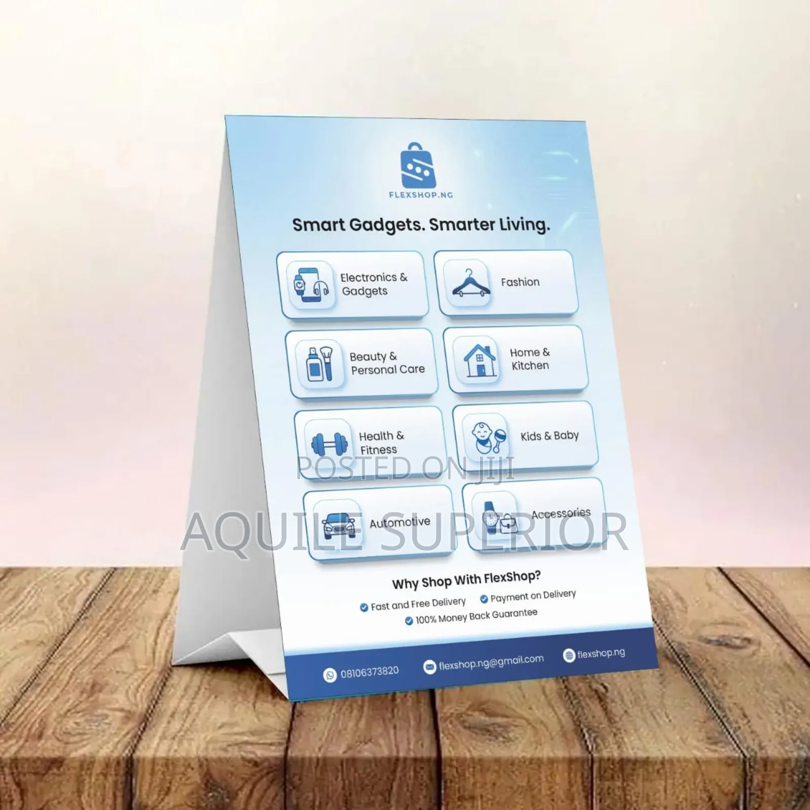 Quality A5 Table Tent Card | Moq - 200pcs