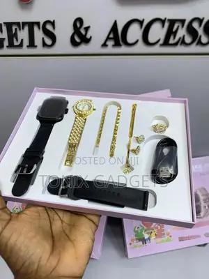 Premium Smart Watch With Luxury Gift Accessories (A59)