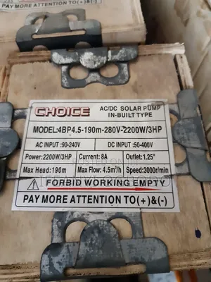 Choice Solar Pump 3hp Ac and Dc