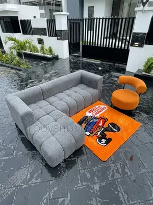 L Shape Sofa With an Accent Chair