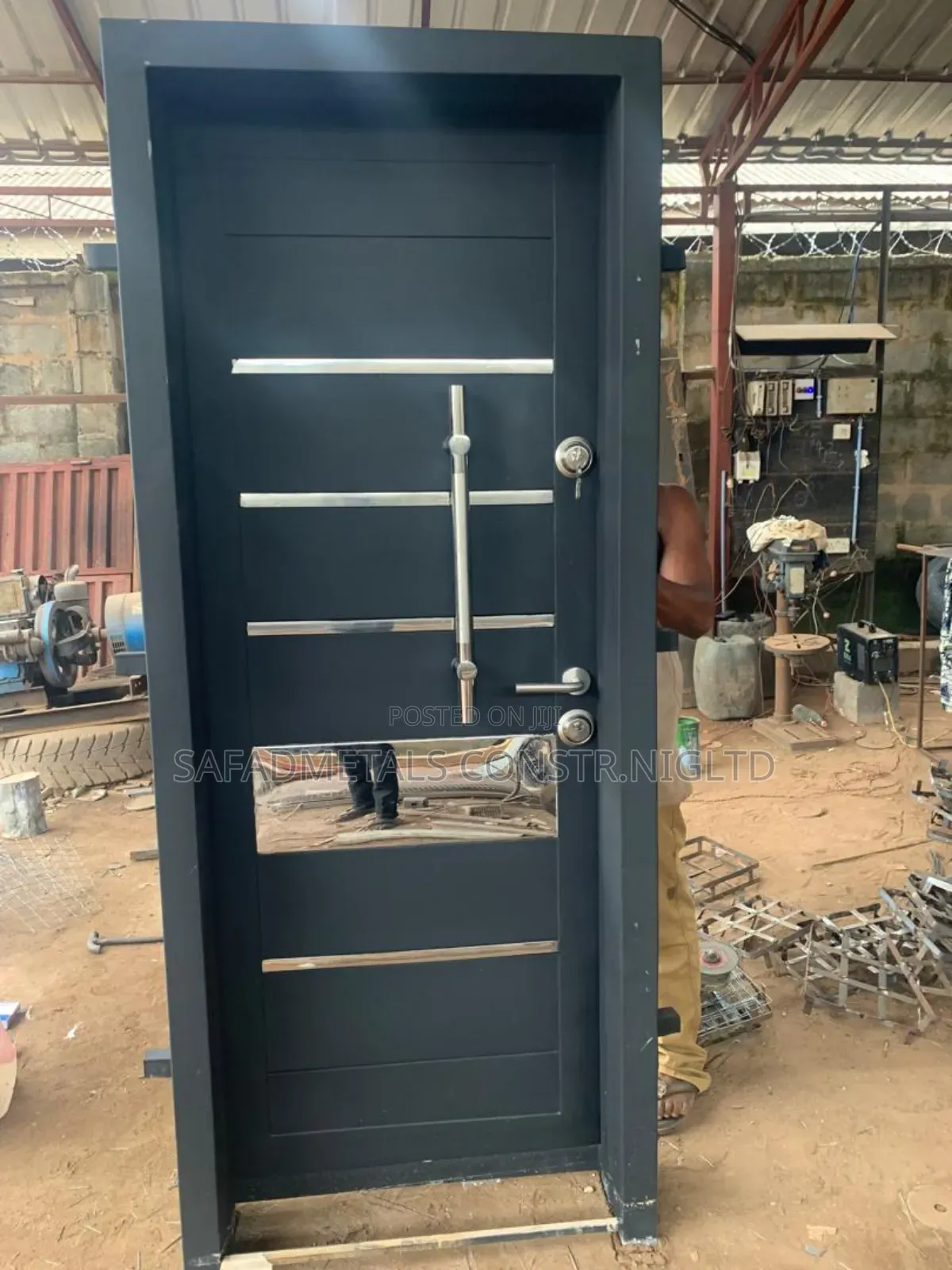 3ft Bullet Proof Door Stainless Steel