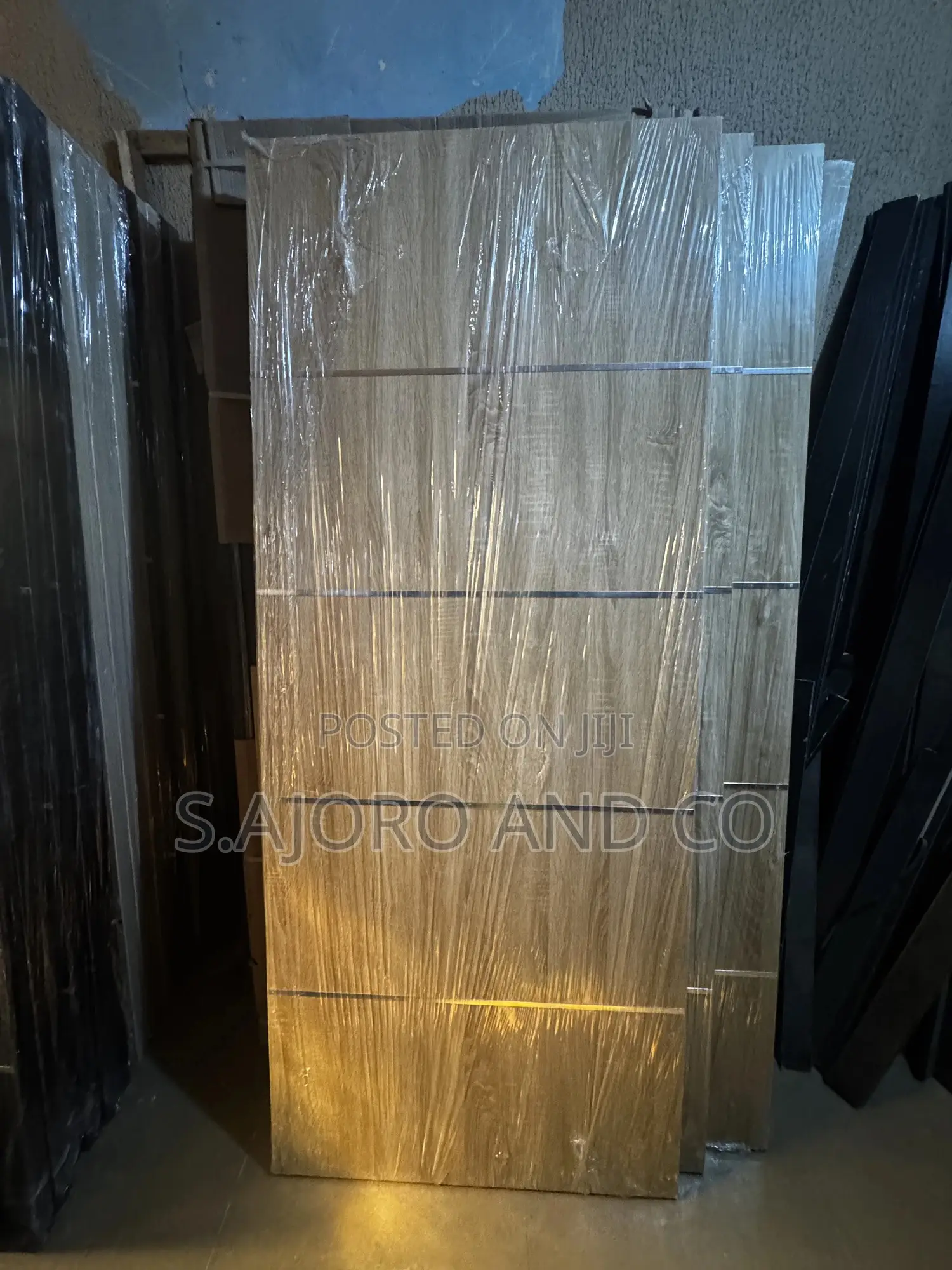 Standard HDF Wooden Doors With Frame; Complete Room Doors