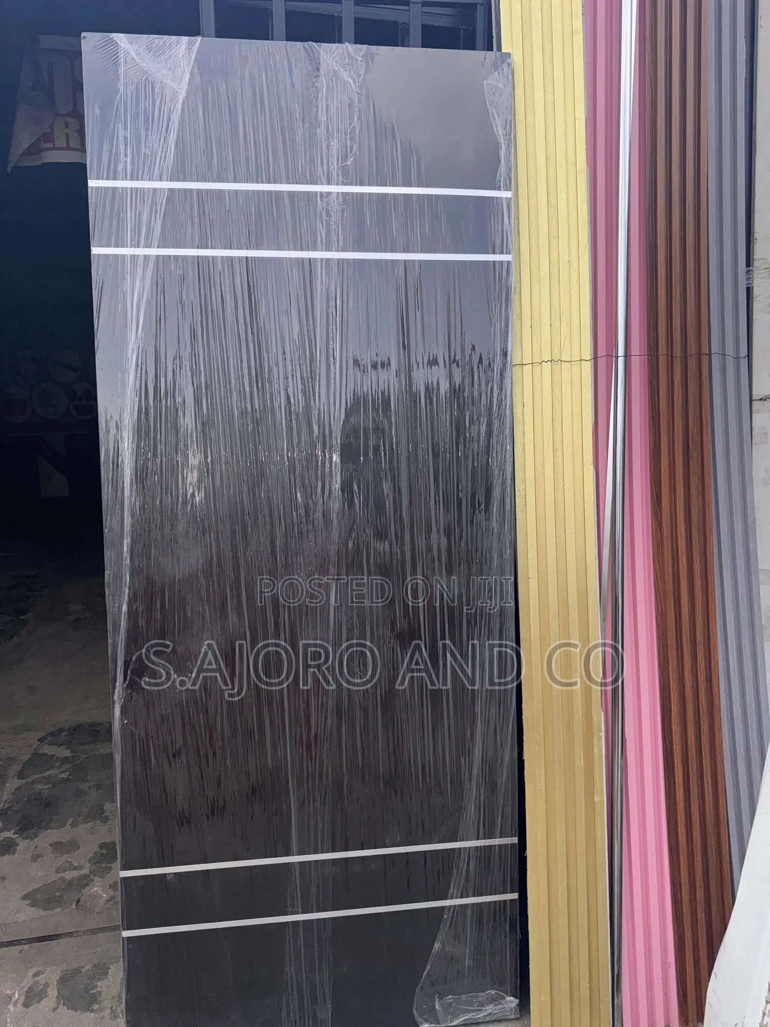 Standard HDF Wooden Doors With Frame; Complete Room Doors