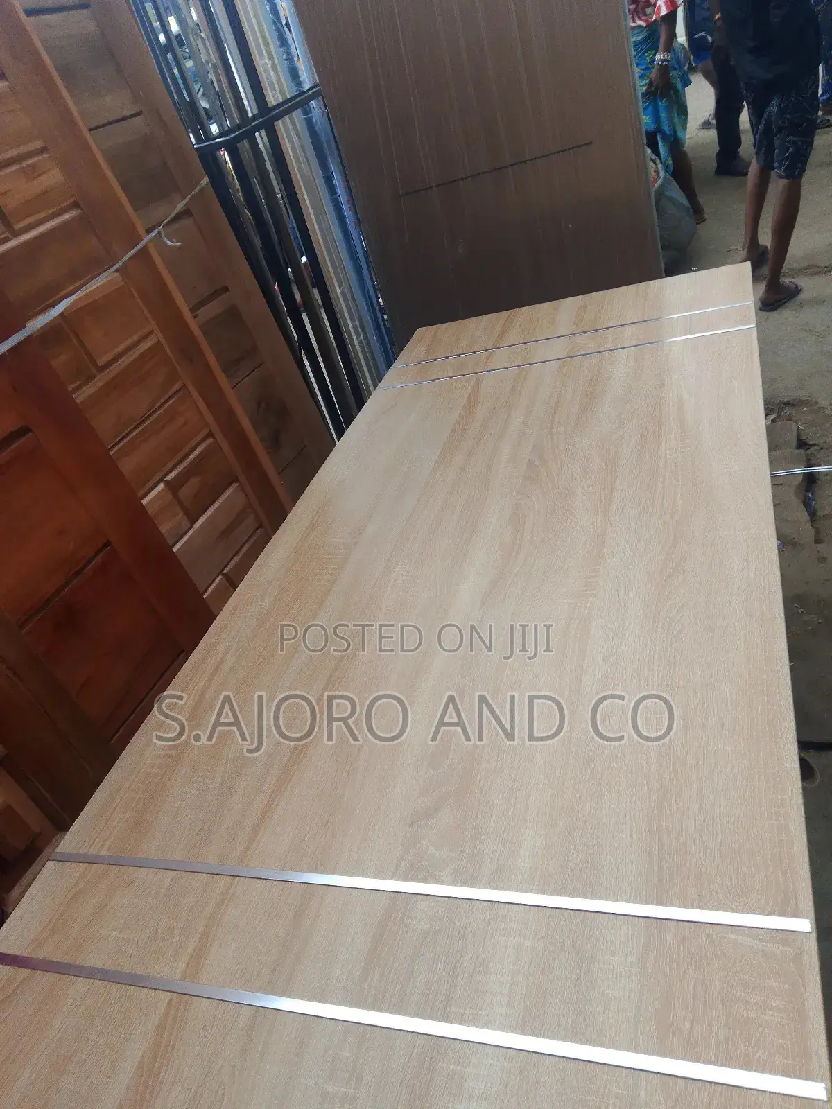 Standard HDF Wooden Doors With Frame; Complete Room Doors