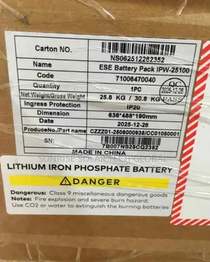 2.5kwh Itel Lithium Battery 24v
