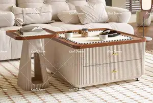 Designer "Real Dream" Fluted Coffee Table Side Table