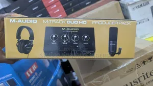 M-Track Duo Hd Producer Pack Audio Interface Mic Headphone Soundcard