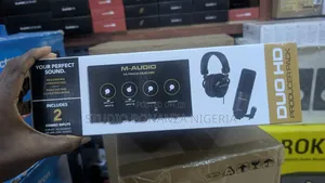 M-Track Duo Hd Producer Pack Audio Interface Mic Headphone Soundcard