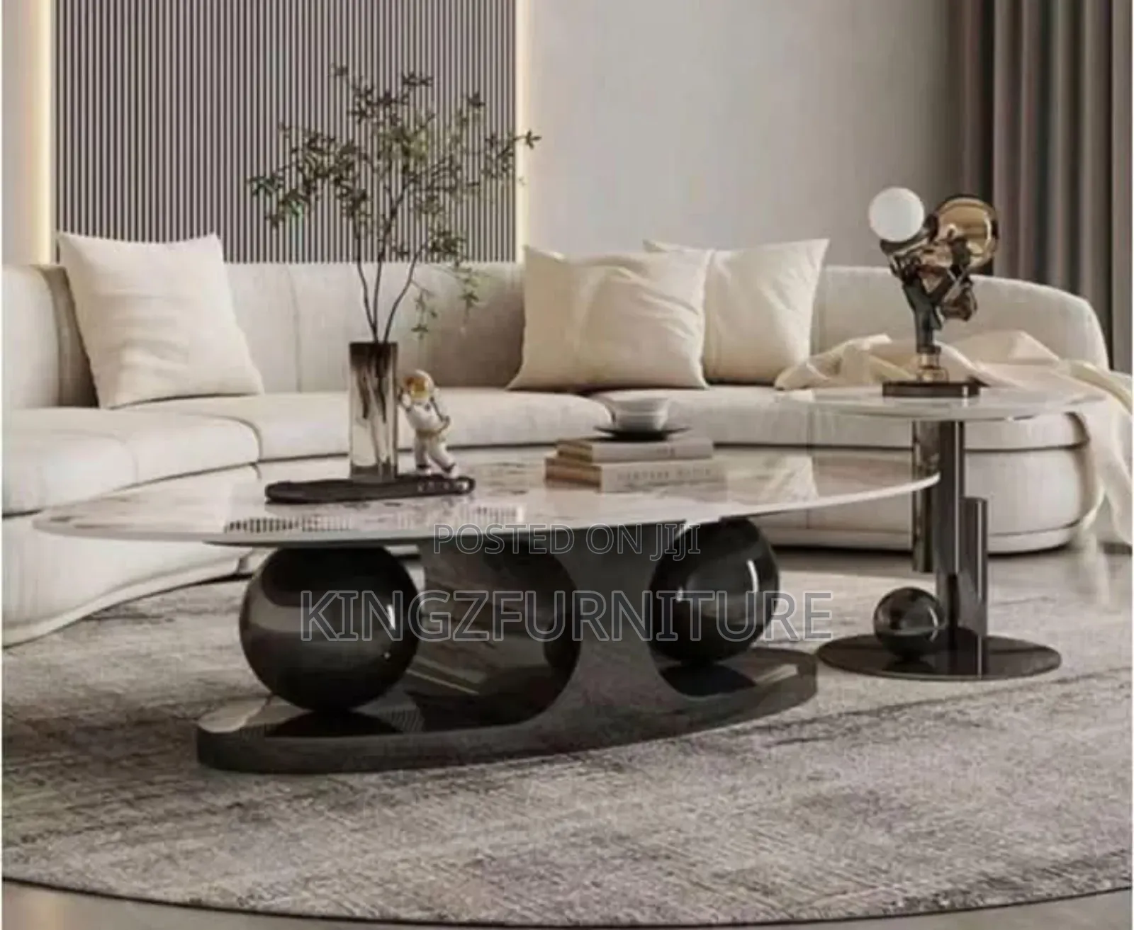 Luxury Oval Coffee Table