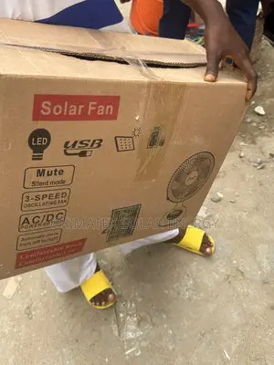Charweek Solar Rechargeable Fan Very Much Available and Affordable