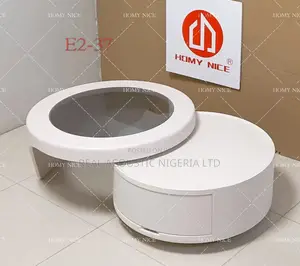 Homy Nice" E2-37 Rotating Round Coffee Table