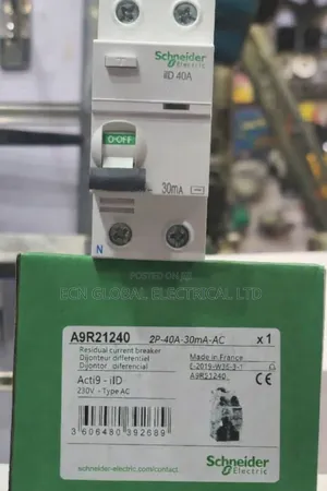 Schneider Acti9 Iid RCCB 40a 2p 30ma (A9r21240)