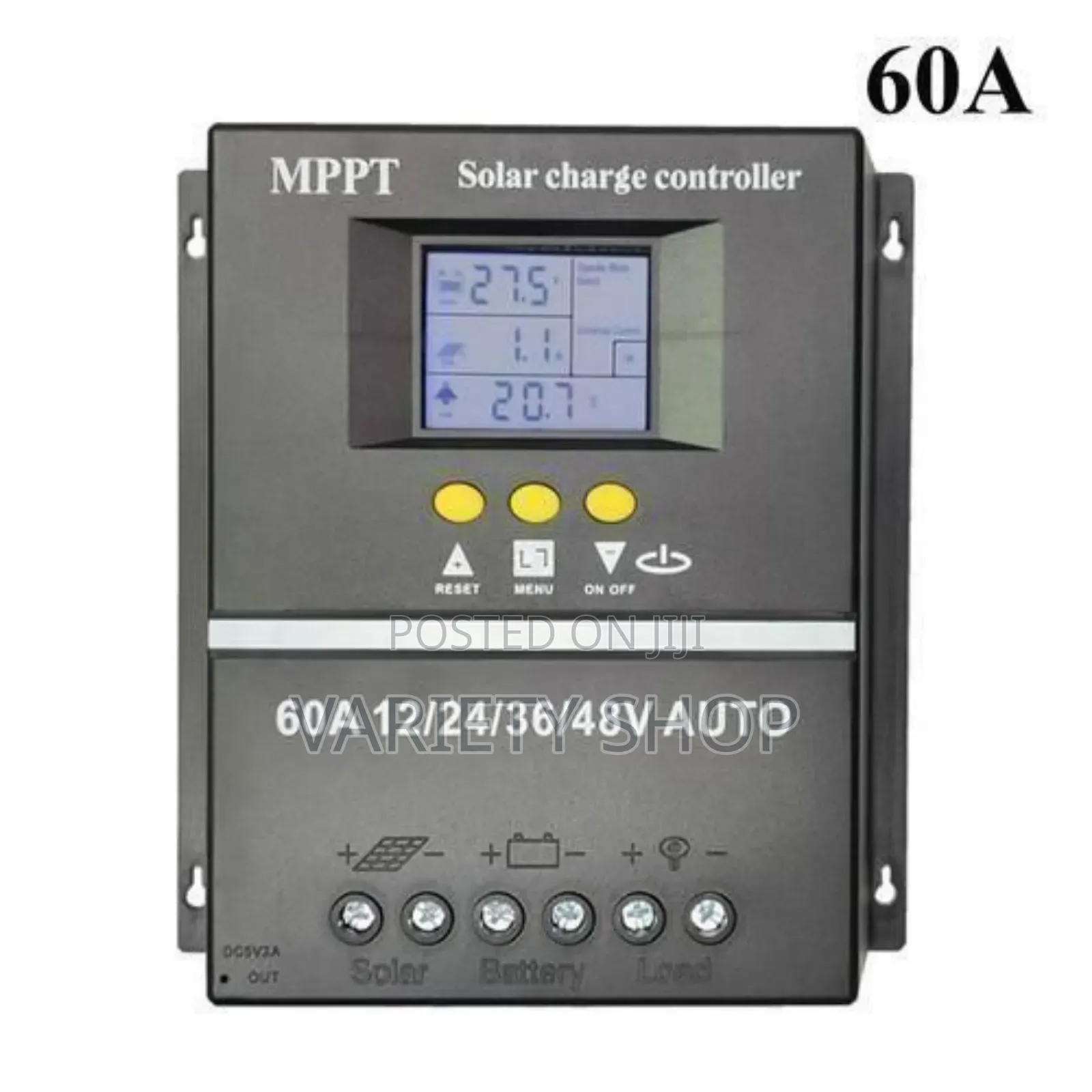 MPPT 60a Solar Charge Controller Solar Battery Charger With LCD