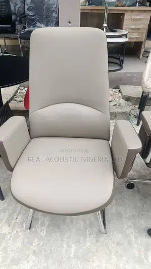 Minimalist Taupe Executive Chair