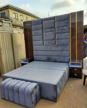 High Padded Luxury Modern Bedframe