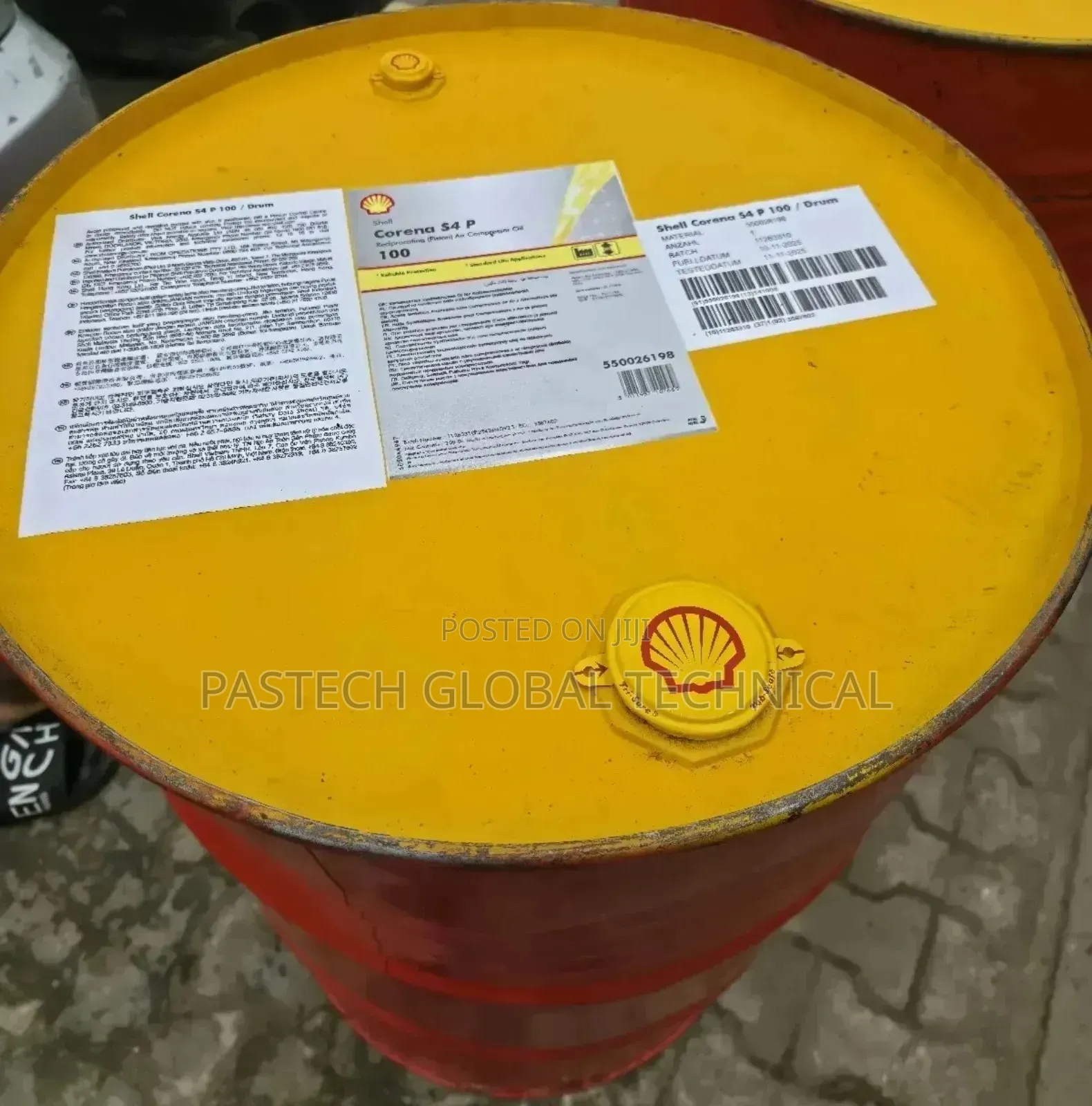 Shell Corena S4 P 100 (209l/Drum)