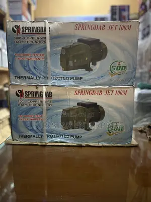 Springdab 1hp Surface Water Pump – High Pressure, 100% Copper.