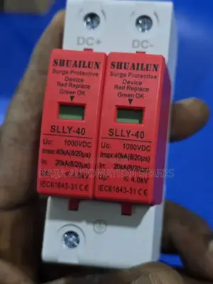 2p Dc Surge Protector 40ka | Solar Pv Photovoltaic Lightning Arrester