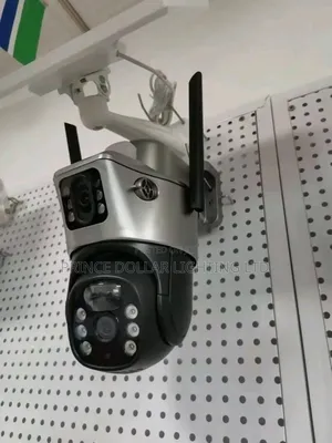 Dual-Lens Solar-Powered Security Surveillance Camera