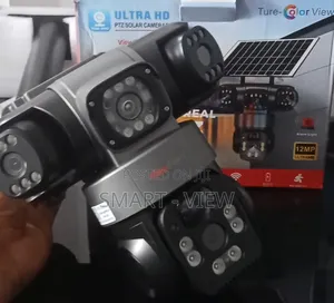 Triple Lens 4g Sim Enabled Solar CCTV Cameras