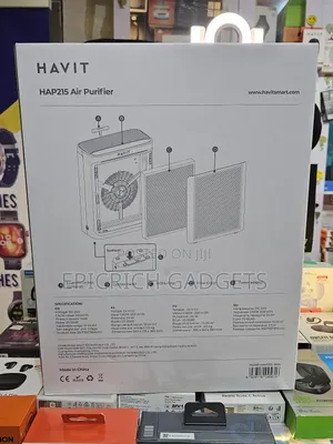 Havit Hap215 Air Purifier Dehumidifier Hepa Filter