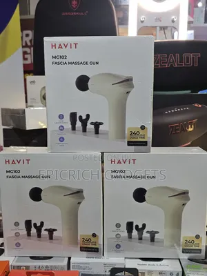 Havit Mg102 Fascia Massage Gun Deep Tissue 4 Heads