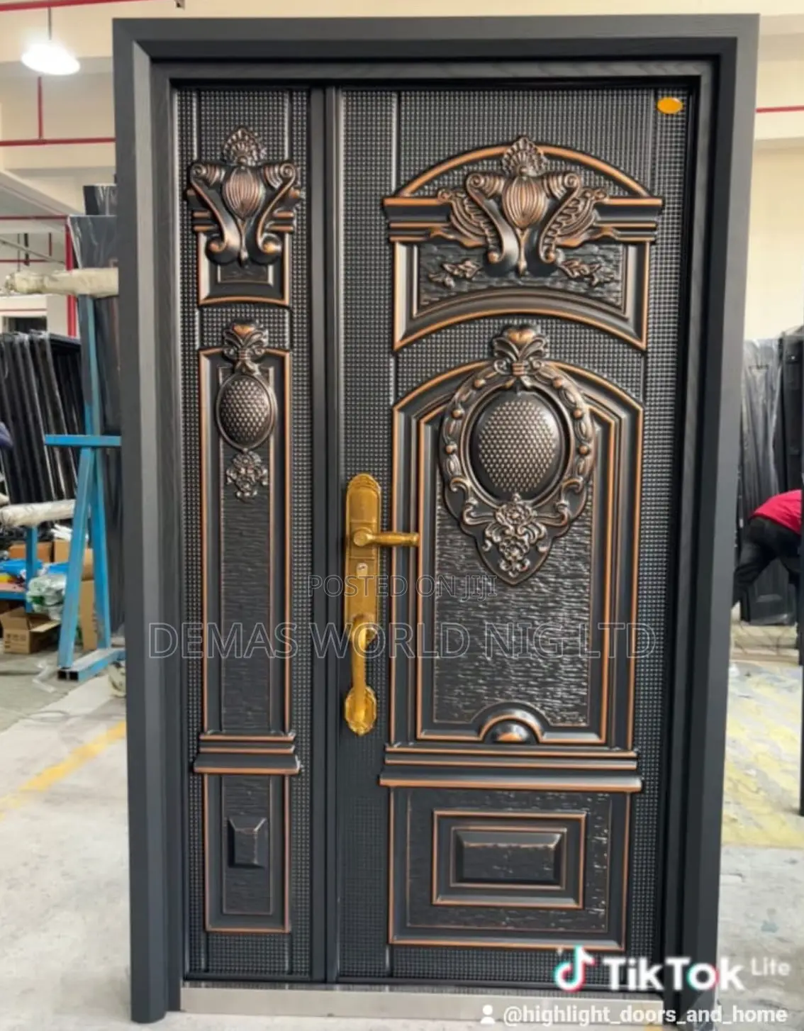 High German Copper Door