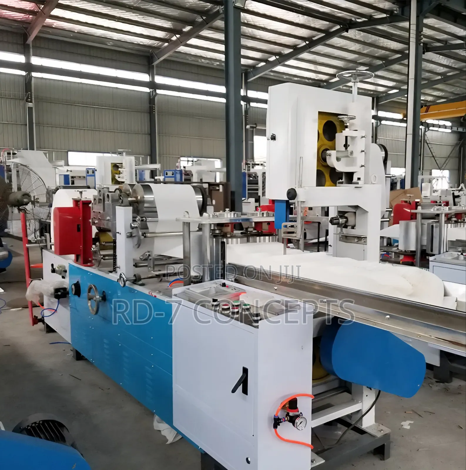 Serviette Tissue Paper Industry Setup