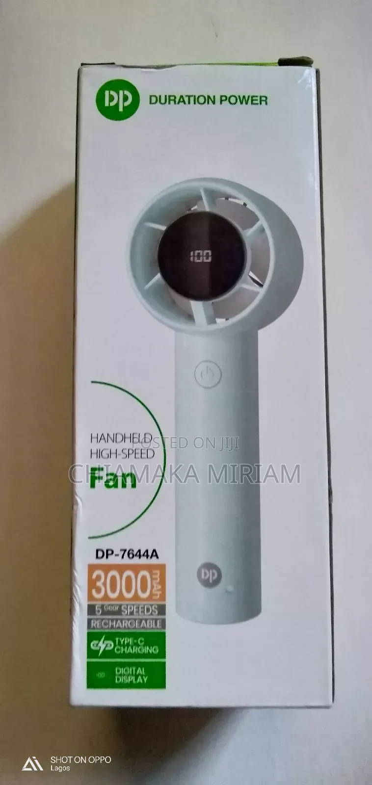 Rechargeable Handheld Fan