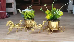 Horses Ceramic Flower Vase