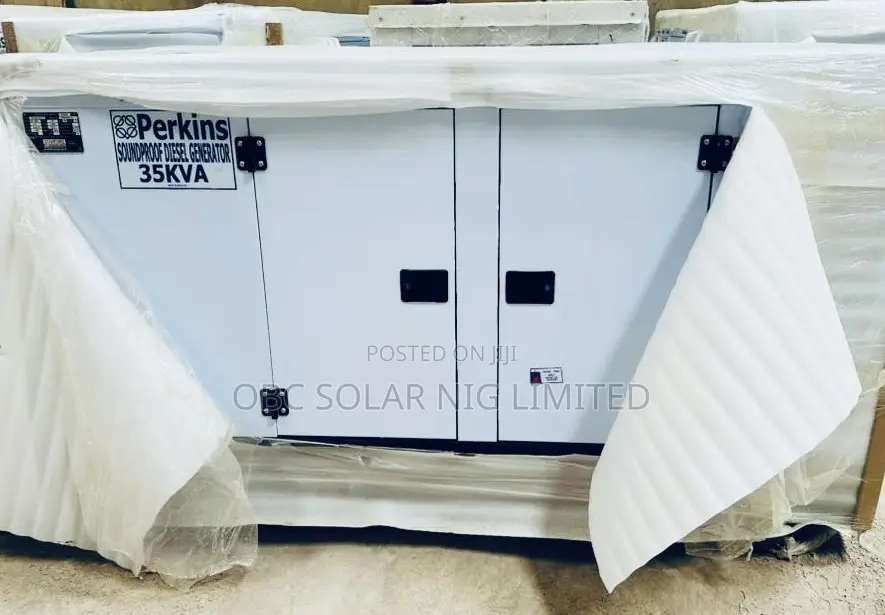 Perkins Soundproof Generator 35kva 100%Copper Coil