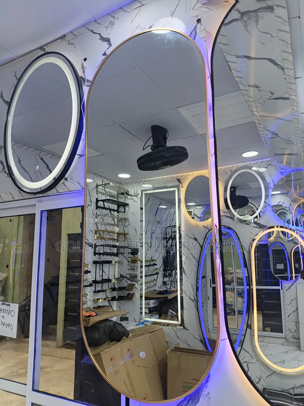 70x150 Led Mirror Without Bluetooth