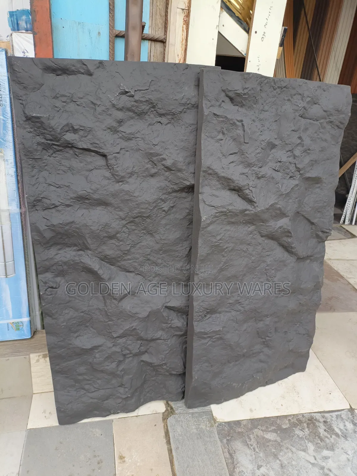 3d Pu Stone Black