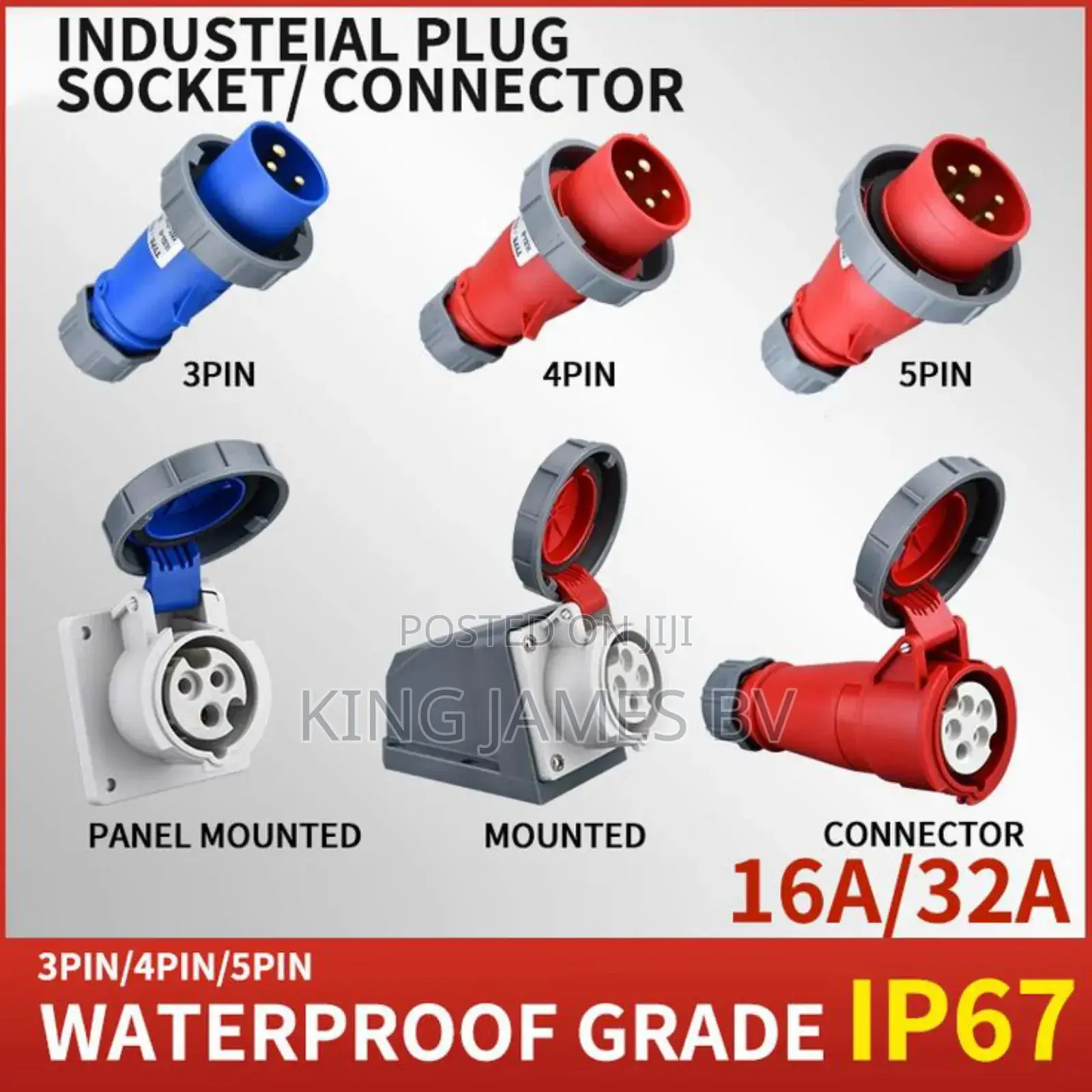 Industrial Socket and Plug