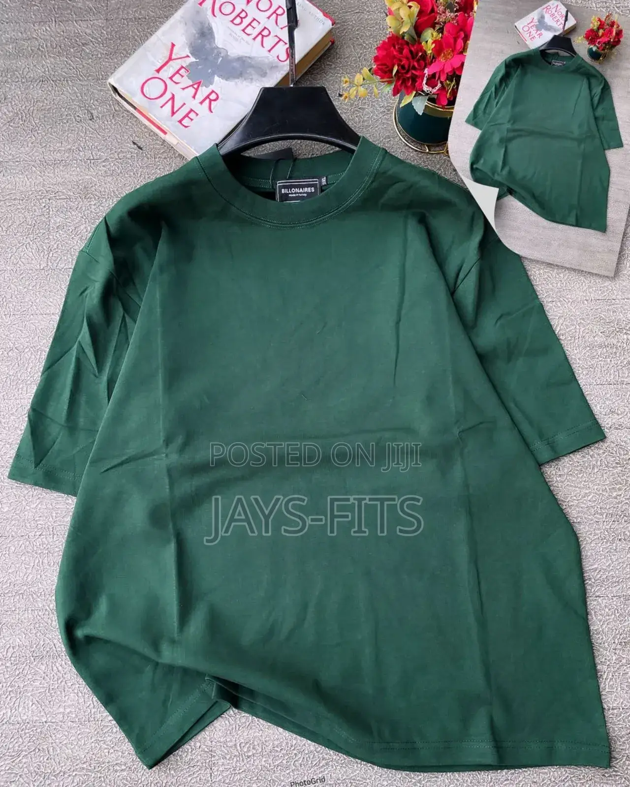 Forest Green Plain Tee